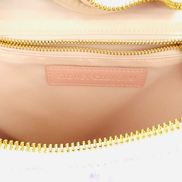 STONEY CLOVER LANE High Tea Printed Ruffle Heart Tote - Picture 7 of 7